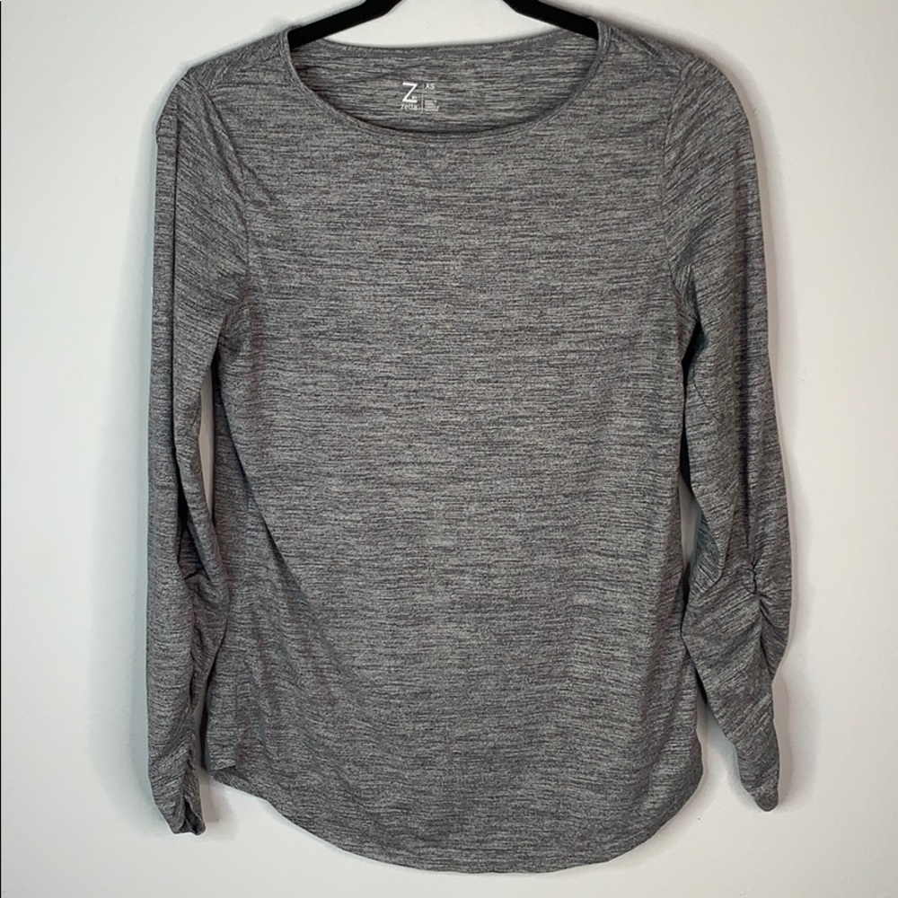 Z by Zella gray space dye long sleeve athletic xs